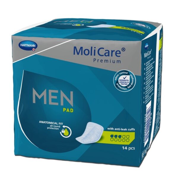 Sidemed meestele Molicare Pad Men, 14 tk